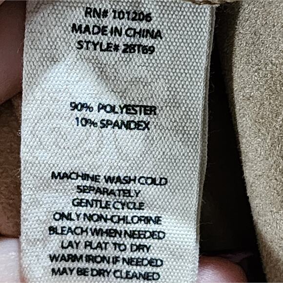 Soft Surroundings Floral Mole Skin Super Soft Long Sleeve Tunic Length‎ Shirt XL - Picture 6 of 7